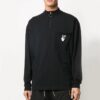 Logo Printing Long Sleeves Sports Black