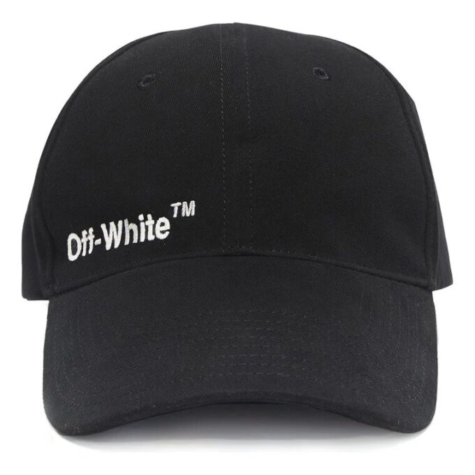 Logo prints hat “Black”