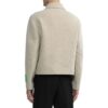 Logo-Tag Wool-Blend Jacket