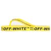 Logo Typographic Flip Flop Fashion Yellow Slippers