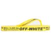 Logo Typographic Flip Flop Fashion Yellow Slippers