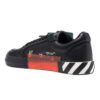 Low Vulcanized Canvas Sneaker “Black White Red”