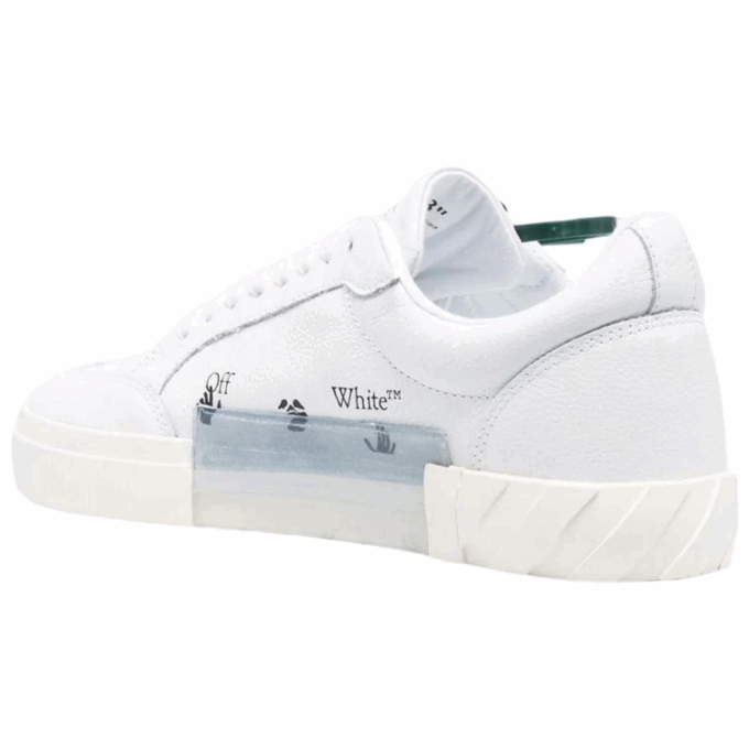 Low Vulcanized Canvas Sneaker “White Green”