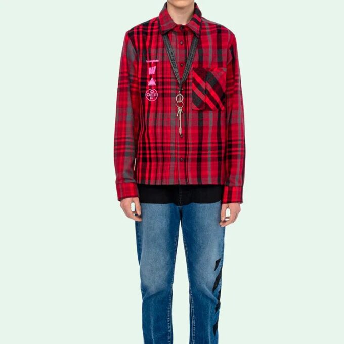Mariana De Silva Shirt Mens Long Sleeve Plaid Shirts