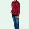 Mariana De Silva Shirt Mens Long Sleeve Plaid Shirts