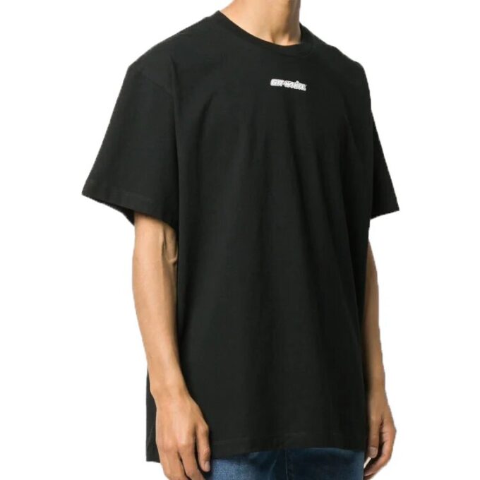 Back Arrow Large Short Sleeve Black