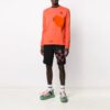 Material Love Patchwork Long Sleeves Ordinary Version Orange
