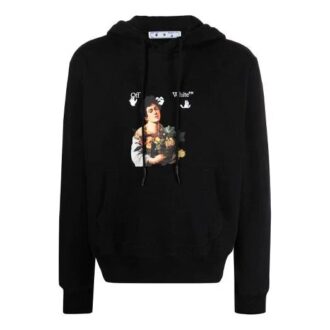 Men’ s SS21 Caravaggio Boy Print Oversized Black
