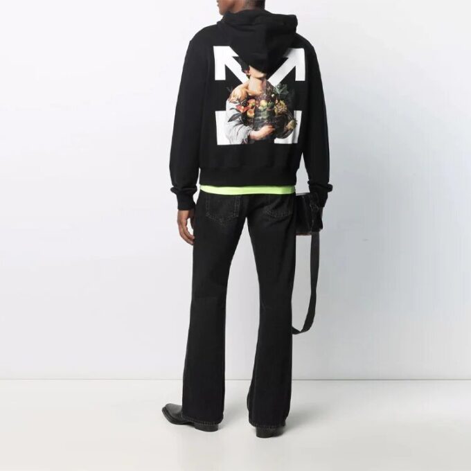 Men’ s SS21 Caravaggio Boy Print Oversized Black