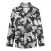 Men’ s SS21 Logo Camouflage Jacket Slim Fit Gray