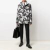 Men’ s SS21 Logo Camouflage Jacket Slim Fit Gray