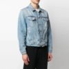 Men’ s SS21 Logo Jeans Jacket Oversize Blue
