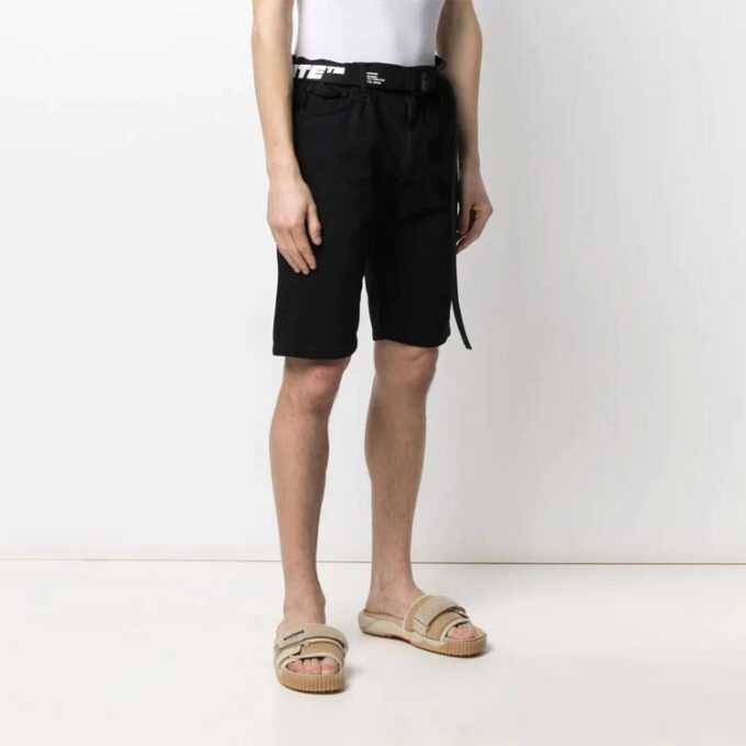 Men’ s SS21 Logo JeansShorts Black