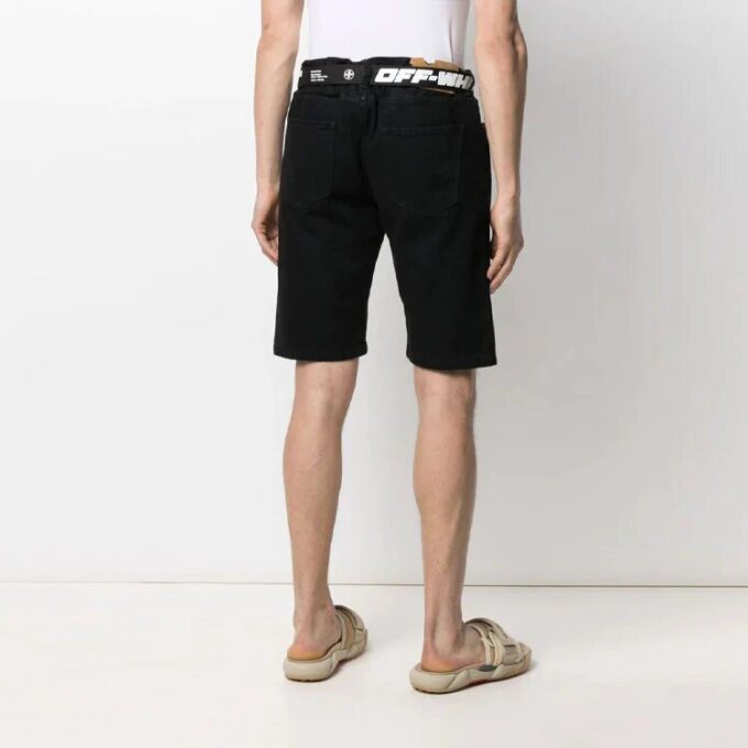 Men’ s SS21 Logo JeansShorts Black