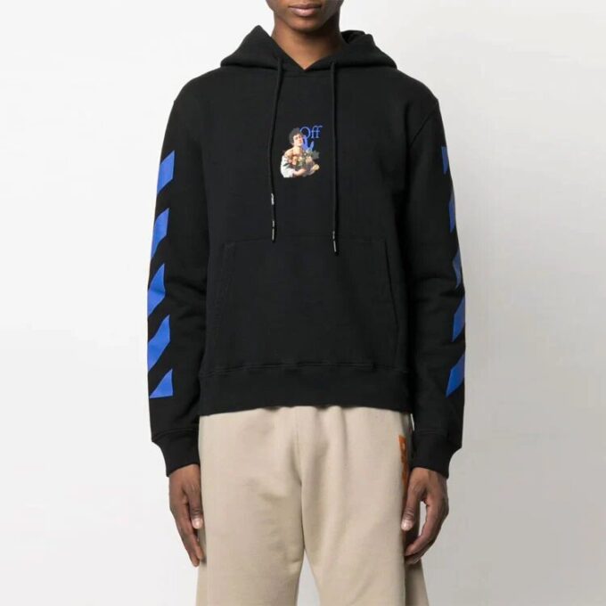 Men’ s SS21 Sports Sweatshirt Oversize Black