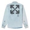 Mens Arrows Denim Long Sleeve Shirt