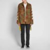 Mens Arrows Sketch Camouflage Cotton Jacket