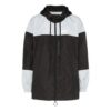 Mens Black White Splicing Jacket