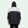Mens Black White Splicing Jacket