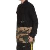 Mens Camouflage Splicing Jacket