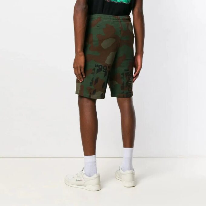 Mens Camouflage Track Camouflage Logo