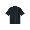 Mens FW20 Holiday Cuban Collar Short Sleeve Stripe Shirt