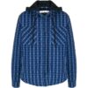 Mens Hoodie Jacket Long Sleeve Plaid