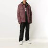 Mens Hoodie Jacket Plaid