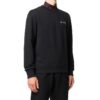 Mens Logo Round Neck Slim-fit Sweater