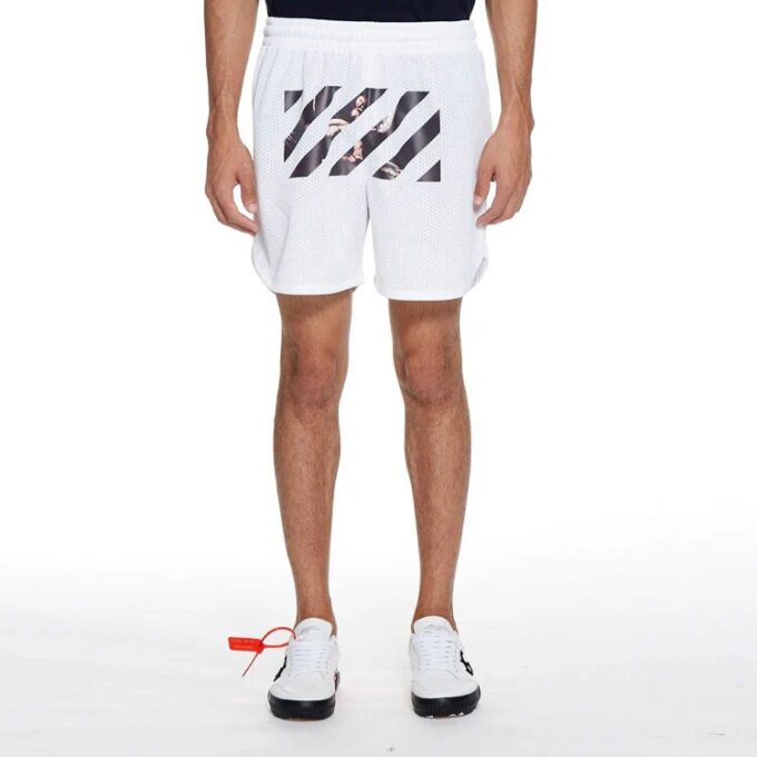 Mens SS20 Caravaggio Diag Stripe shorts