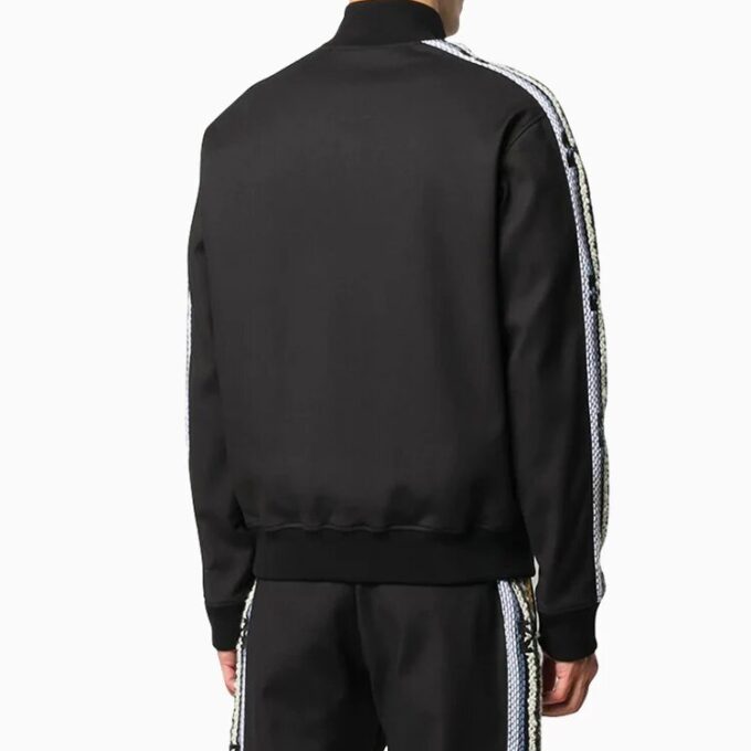 Mens Striped Sleeve Sport Jacket