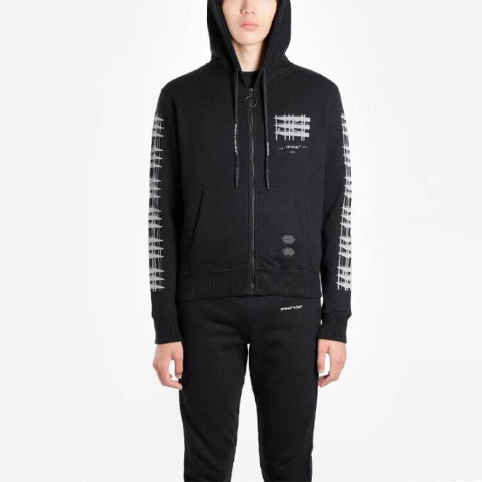 MENS Virgil Abloh Industrial Slim Zipped Black