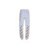 Micro Mark Rubber Strap Printing Athleisure Casual Sports Pants Ordinary Version White