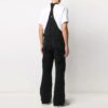 Micro Mark Straight Cargo Pants Loose Fit Black