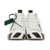 Mid-Top Vulcanised Canvas Sneaker “White Green Black”