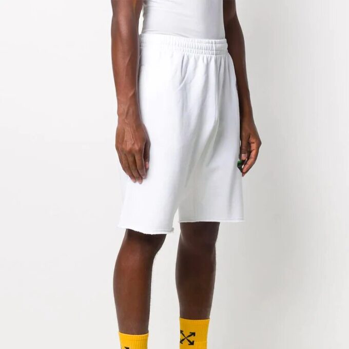 Mirko Logo Applique Shorts Men’ s White