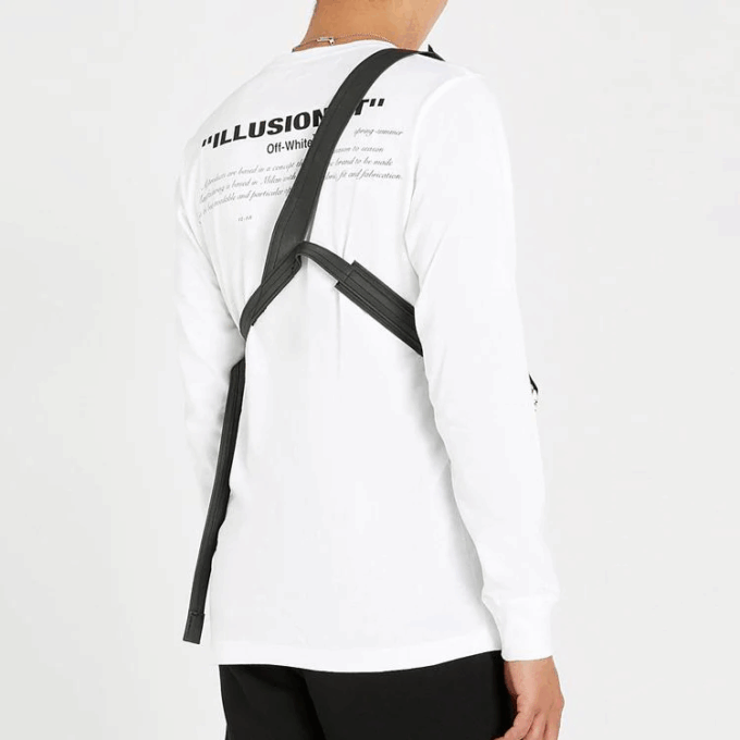 MJ Printing Long Sleeves Loose White