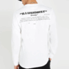 MJ Printing Long Sleeves Loose White