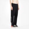 Mona Lisa Pattern Alphabet Printing Sports Long Pants Black