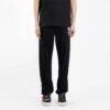 Mona Lisa Pattern Alphabet Printing Sports Long Pants Black