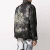New Field Tie Dye Jacket Loose Fit Dark Green