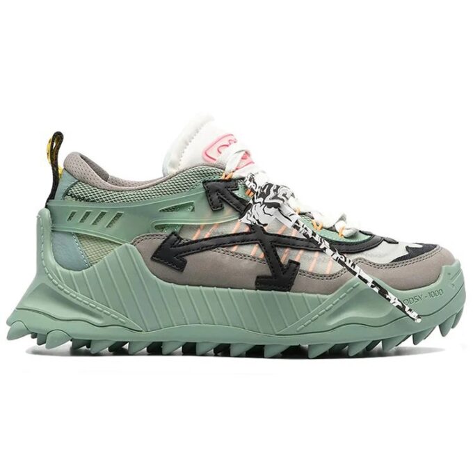 Odsy-1000 Wear-Resistant Running Shoes Black/Green