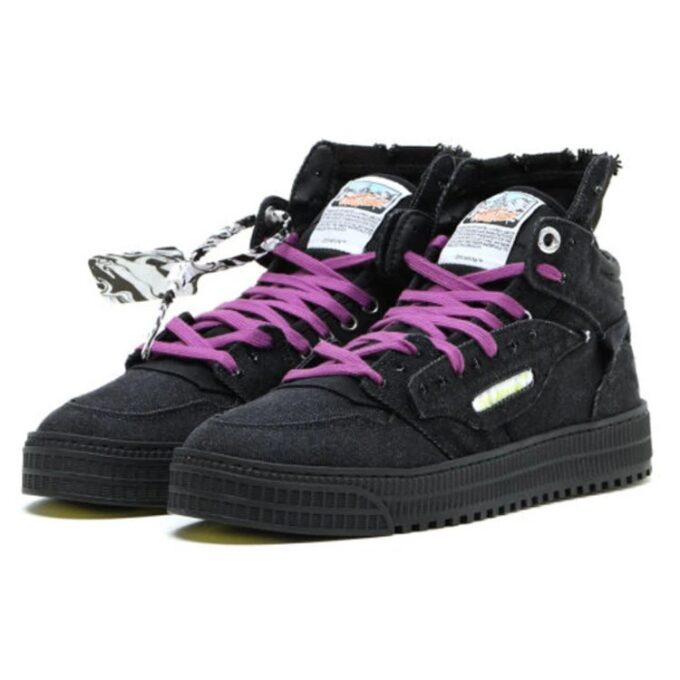 Off-Court High Top Sneakers /Purple