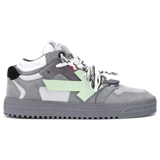 Off-Court Low Top Sneaker “Grey White Green”