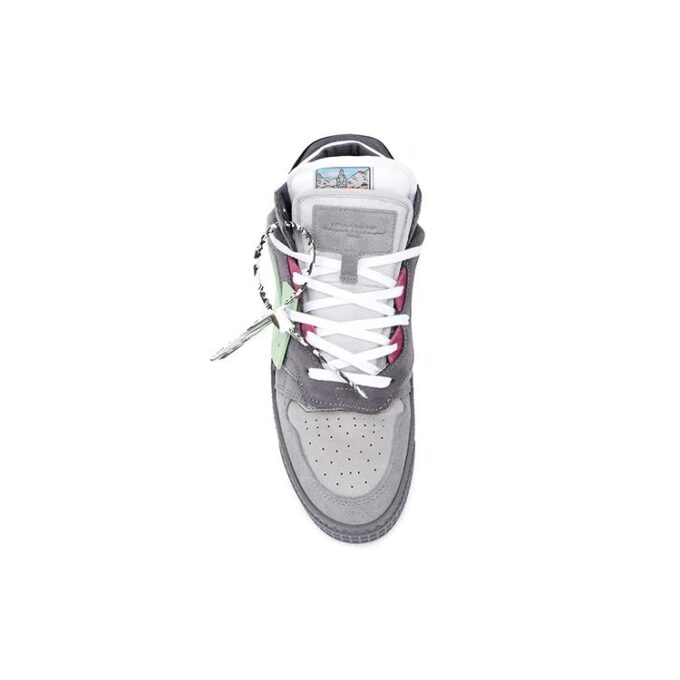 Off-Court Low Top Sneaker “Grey White Green”
