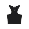 OFF STAMP RIB ROWING TOP