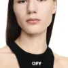 OFF STAMP RIB ROWING TOP