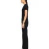 Off Stamp Ribbed Basic T-Shirt
