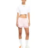 Off Stamp Ribbed Cropped T-Shirt