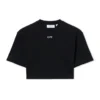 Off Stamp Ribbed Cropped T-Shirt